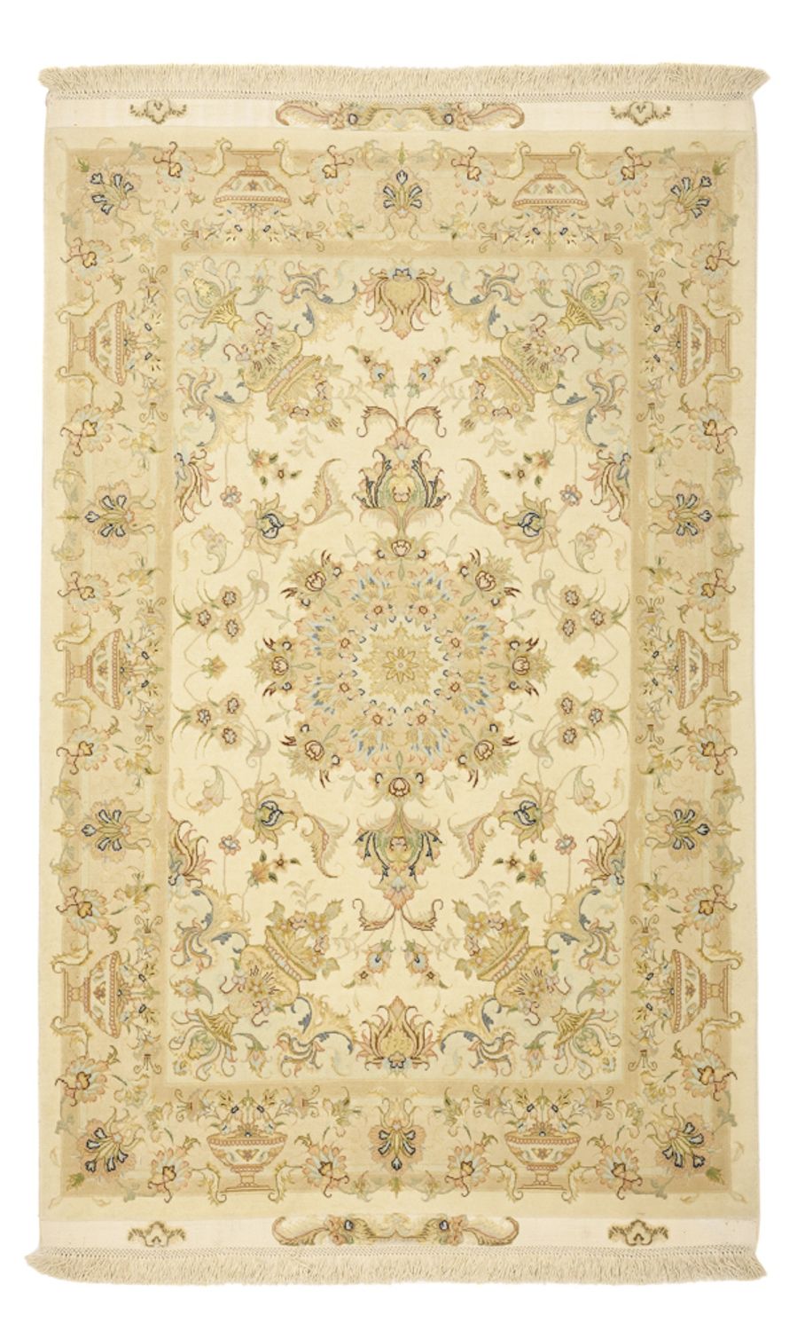 Dywan perski - Tabriz - Premium - 159 x 98 cm - beżowy
