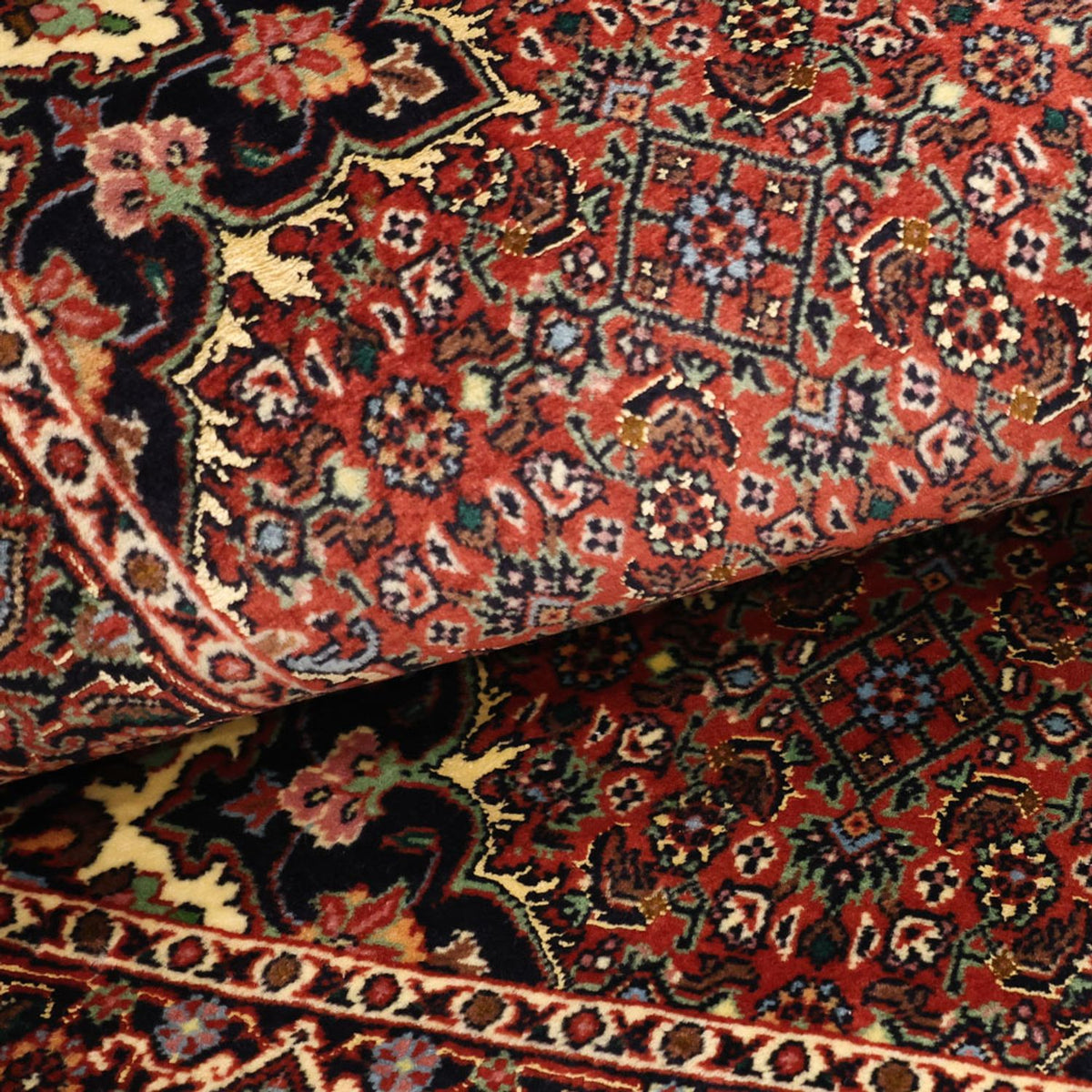 Dywan perski - Bijar - 137 x 69 cm - rdza