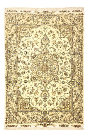 Dywan perski - Tabriz - Premium - Naszyjnik z jedwabiu - 206 x 145 cm - beżowy