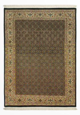 Dywan perski - Tabriz - Królewski - 144 x 106 cm - oliwkowa zieleń