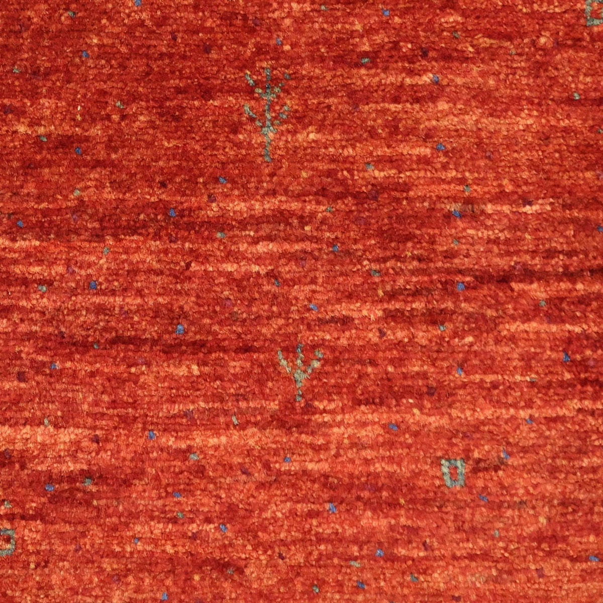 Dywan Gabbeh - Kashkuli perski - 127 x 78 cm - pomarańczowy