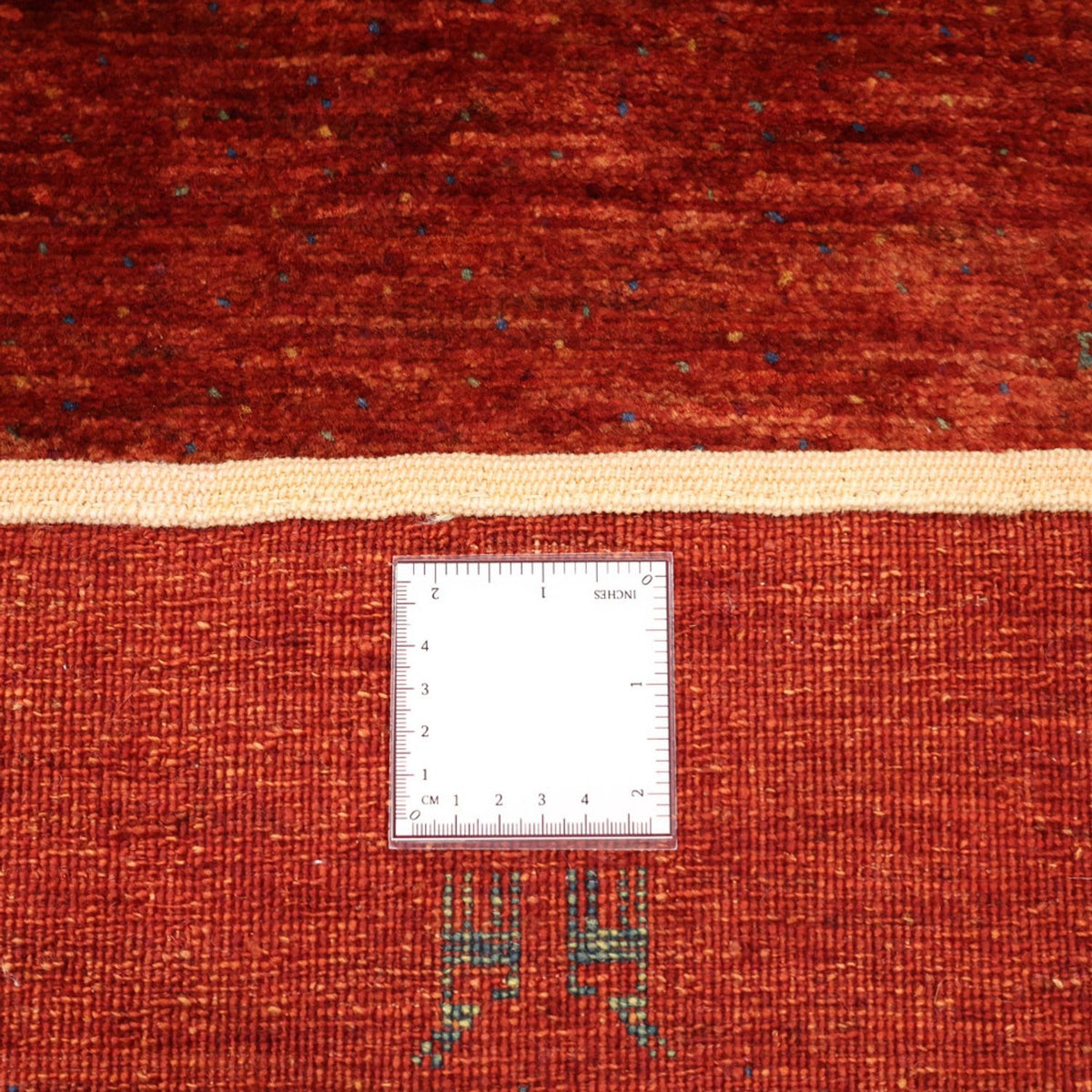 Dywan Gabbeh - Kashkuli perski - 127 x 78 cm - pomarańczowy