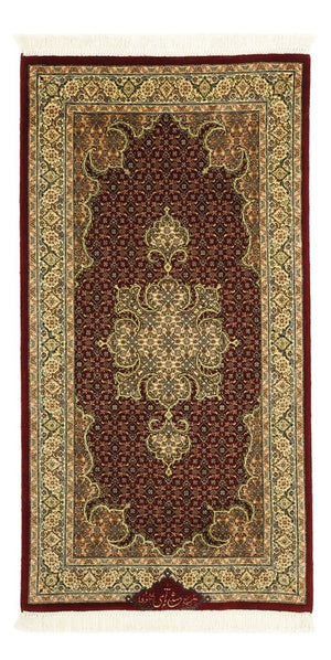 Dywan perski - Tabriz - Królewski - Royal - 112 x 59 cm - ciemny beż