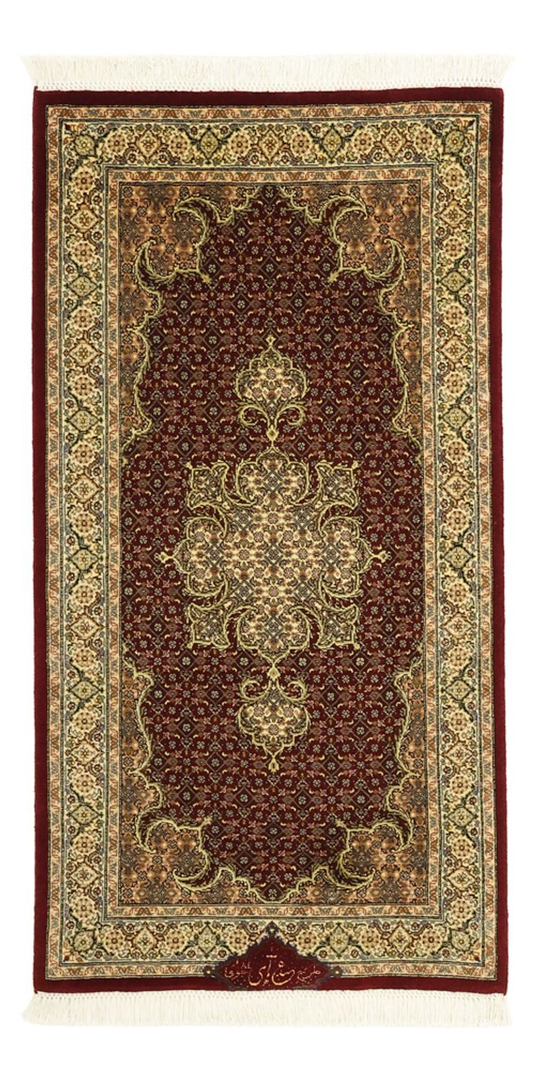 Dywan perski - Tabriz - Królewski - Royal - 112 x 59 cm - ciemny beż