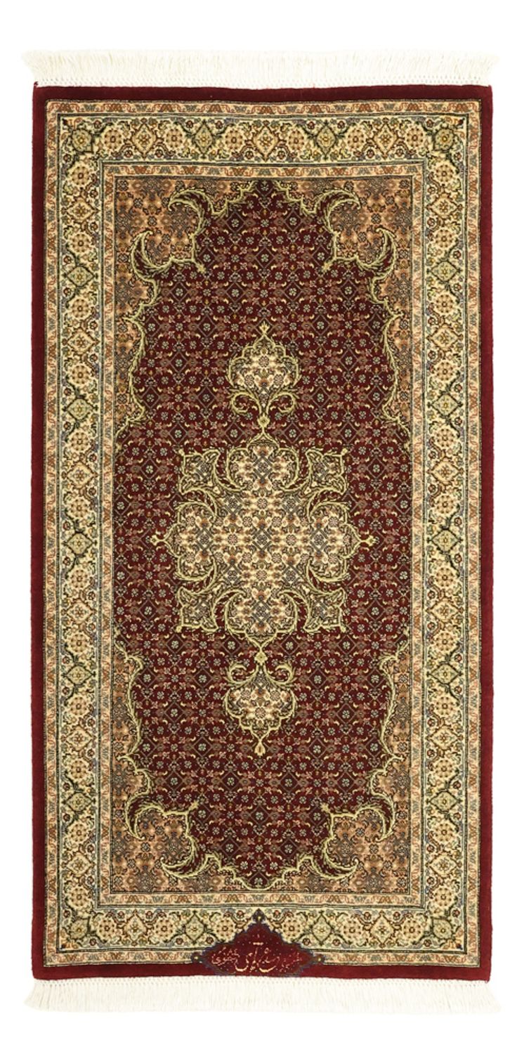 Dywan perski - Tabriz - Królewski - Royal - 111 x 57 cm - ciemny beż