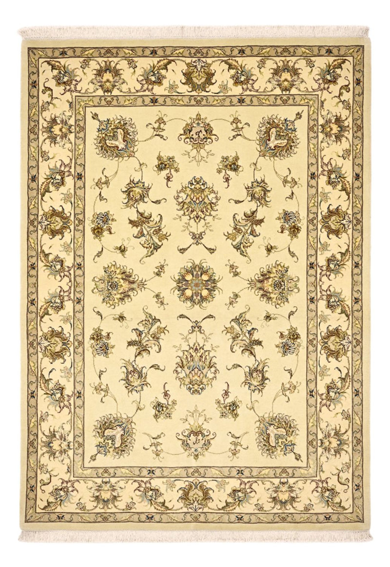 Dywan perski - Tabriz - Royal - 203 x 145 cm - beżowy