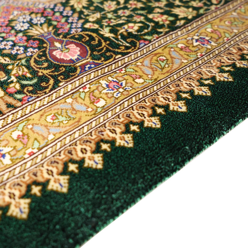 Dywan perski - Ghom - Royal - 156 x 99 cm - ciemny beż