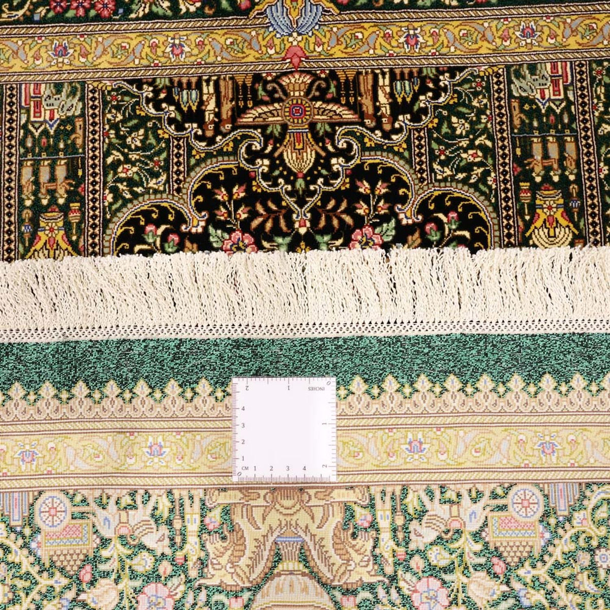 Dywan perski - Ghom - Royal - 156 x 99 cm - ciemny beż