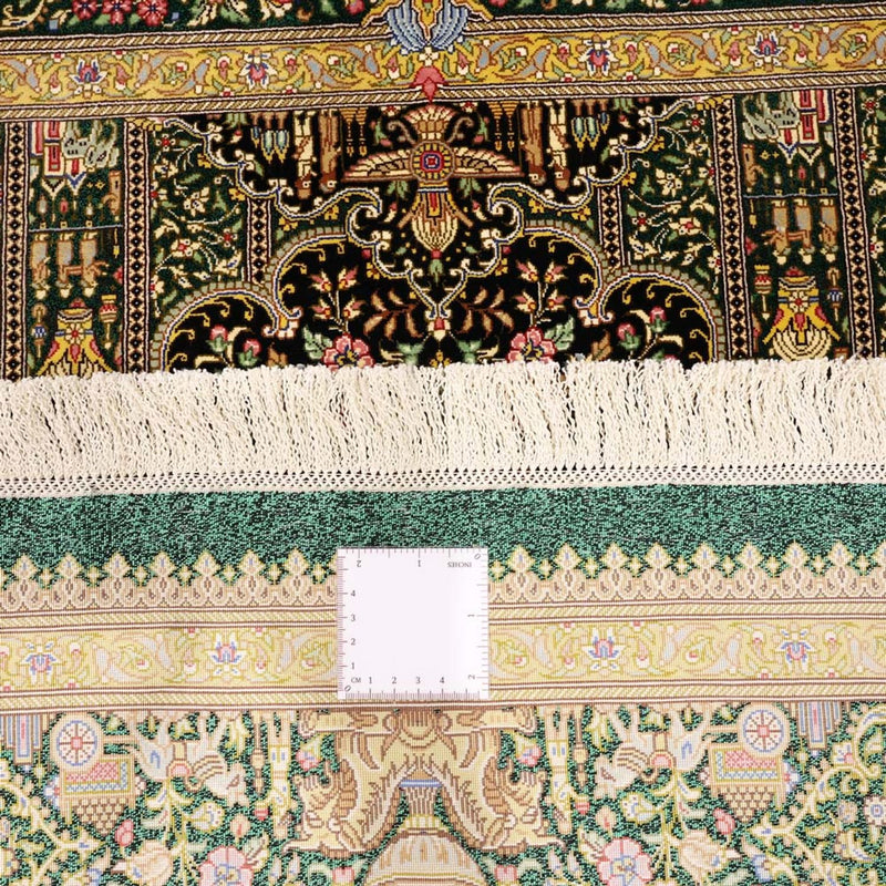 Dywan perski - Ghom - Royal - 156 x 99 cm - ciemny beż