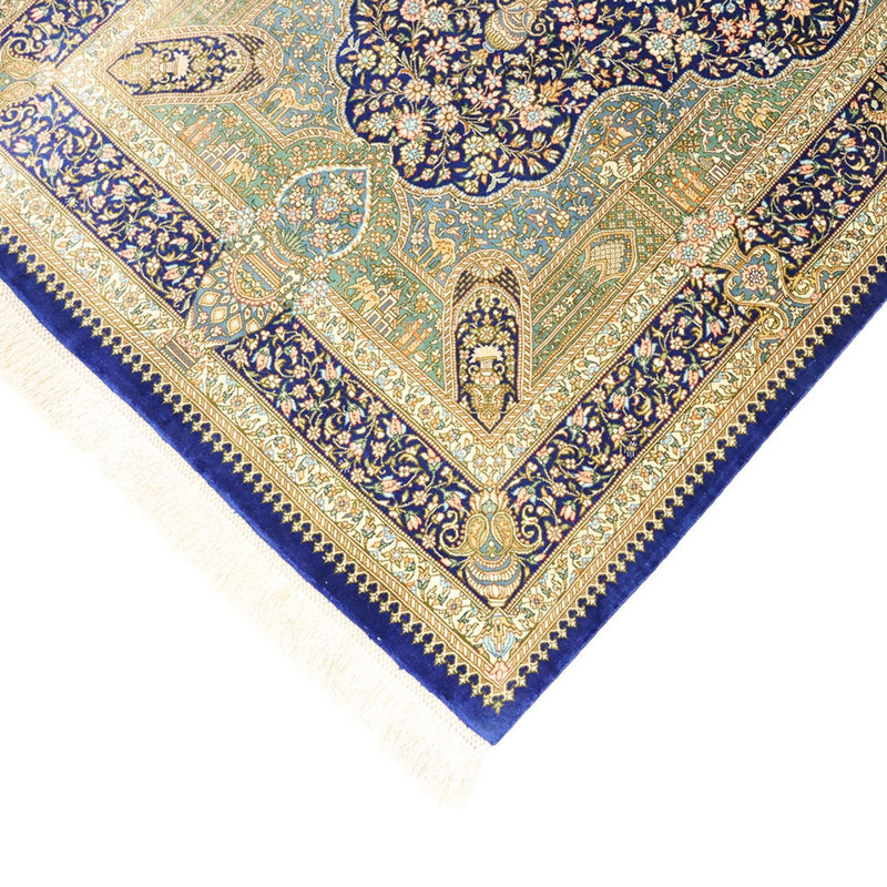 Dywan perski - Ghom - Royal - 126 x 76 cm - wielokolorowy