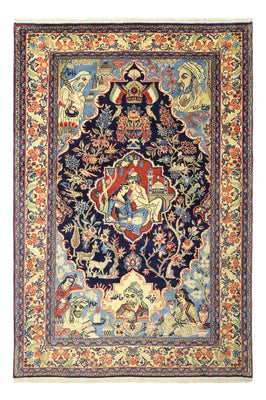 Dywan perski - Tabriz - 197 x 136 cm - wielokolorowy