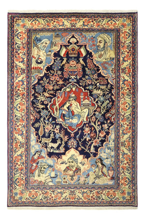 Dywan perski - Tabriz - 197 x 136 cm - wielokolorowy
