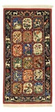 Perski dywan - Ghom - Królewski - 114 x 56 cm - wielokolorowy