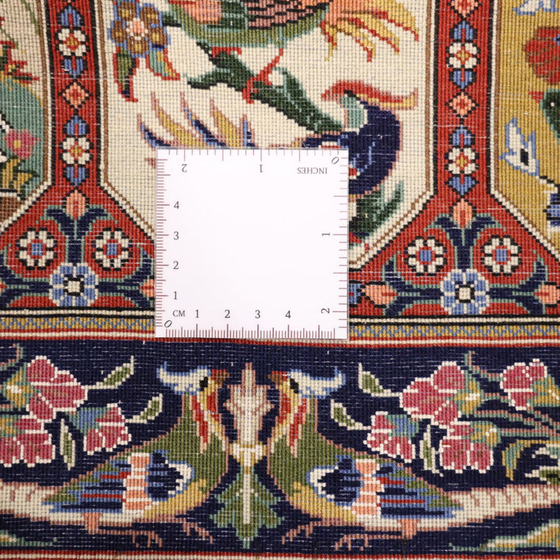 Perski dywan - Ghom - Królewski - 114 x 56 cm - wielokolorowy