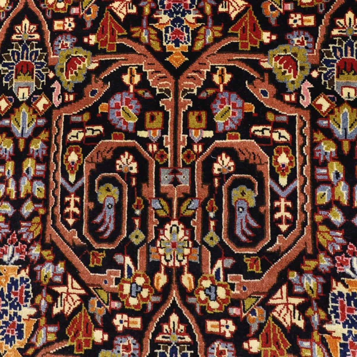 Dywan perski - Klasyczny - 147 x 103 cm - ciemna czerwień