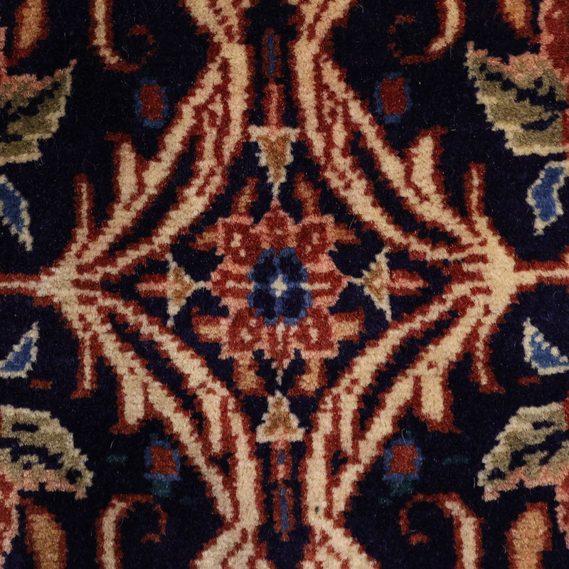 Dywan perski - Bijar - Royal - 161 x 113 cm - ciemnoniebieski