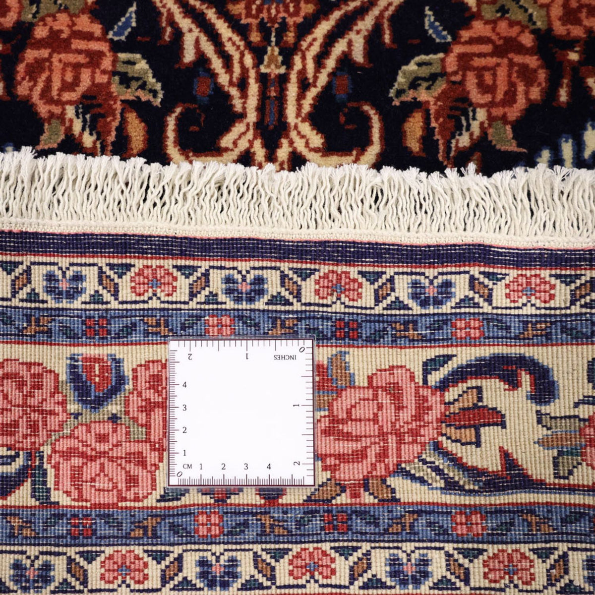 Dywan perski - Bijar - Royal - 161 x 113 cm - ciemnoniebieski