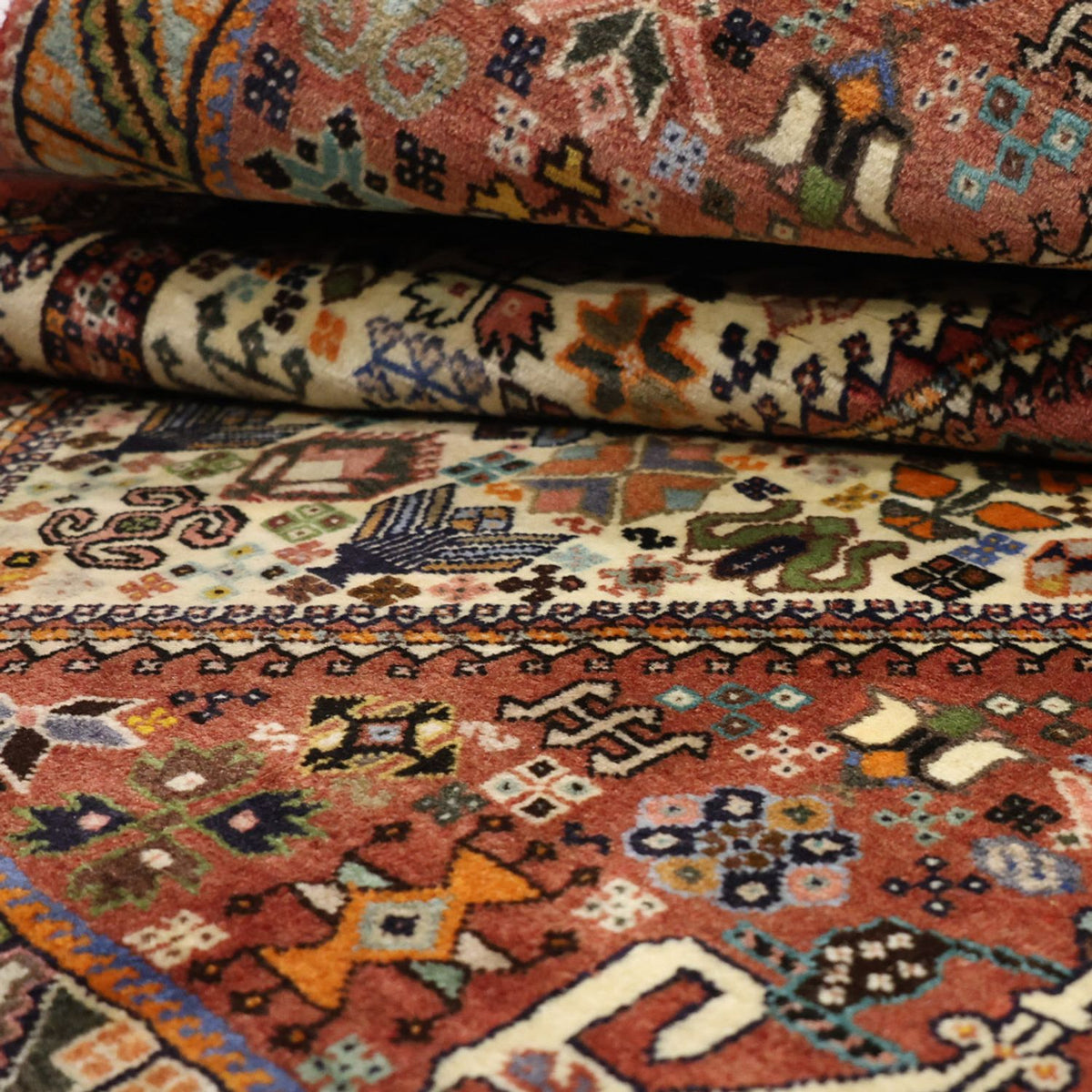 Perski dywan - Nomadyczny - 147 x 102 cm - wielokolorowy