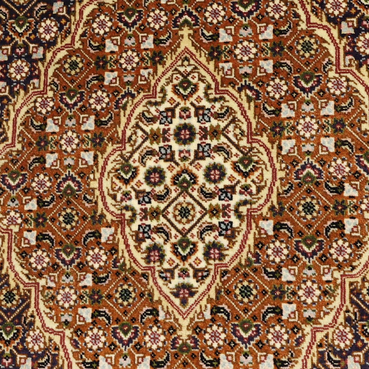 Dywan perski - Tabriz - Królewski - 152 x 104 cm - ciemny beż