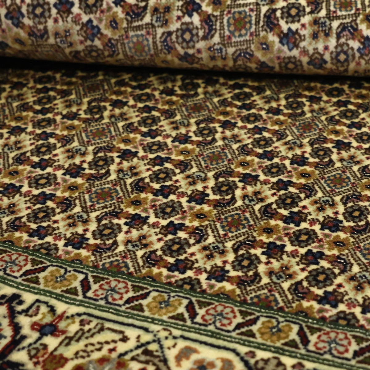 Dywan perski - Tabriz - Królewski - 147 x 101 cm - piaskowy