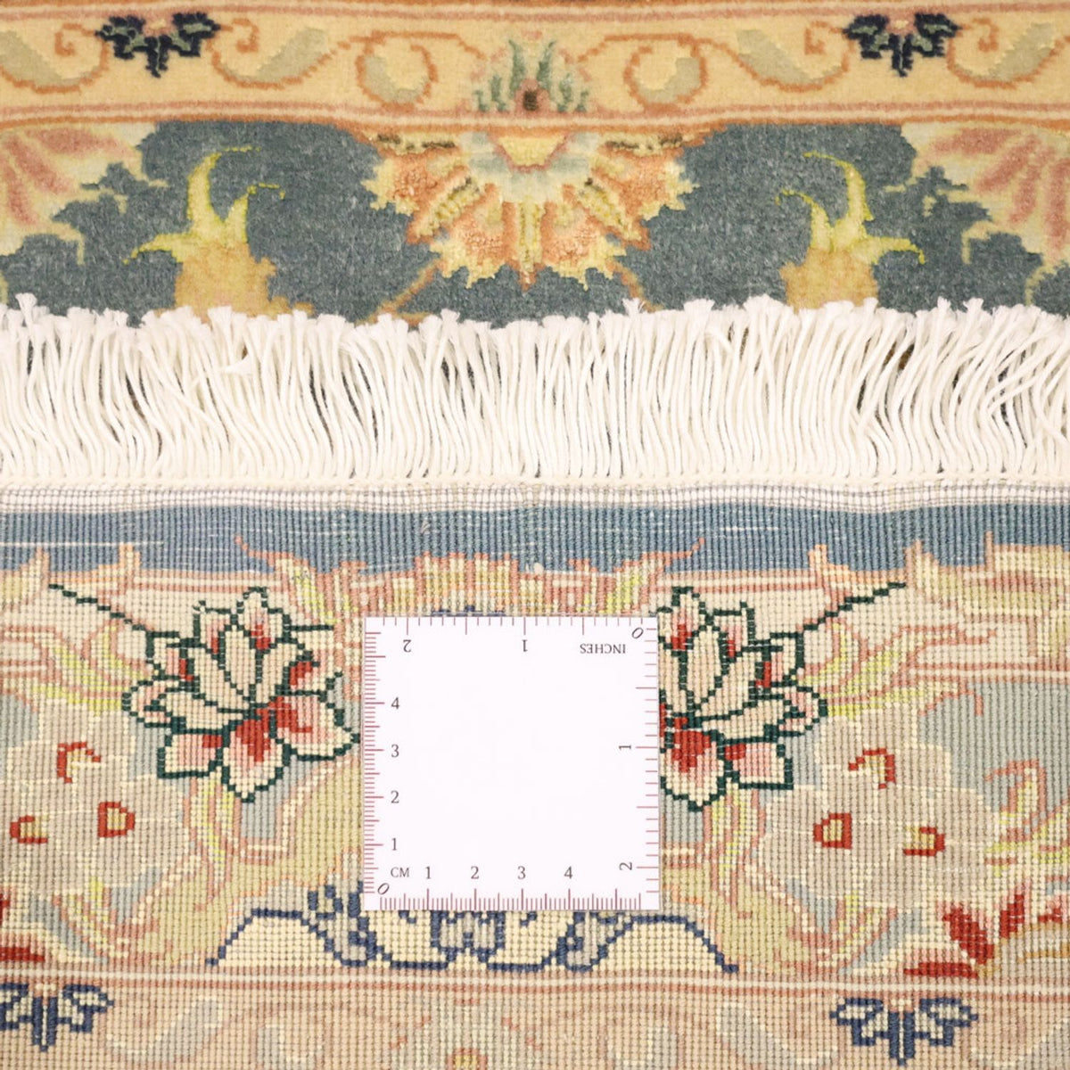 Dywan perski - Tabriz - Królewski - 118 x 81 cm - jasnoniebieski