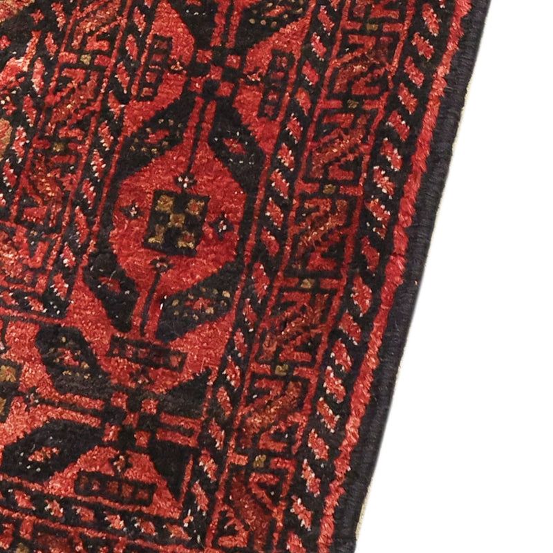 Biegacz Dywan beludżycki - 205 x 105 cm - ciemna czerwień