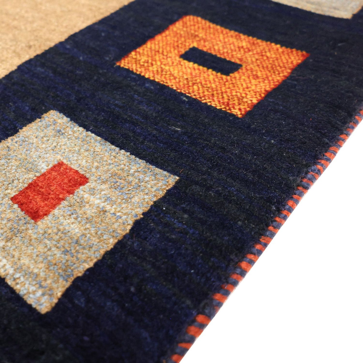 Dywan Gabbeh - Loribaft Perski - 156 x 105 cm - wielokolorowy