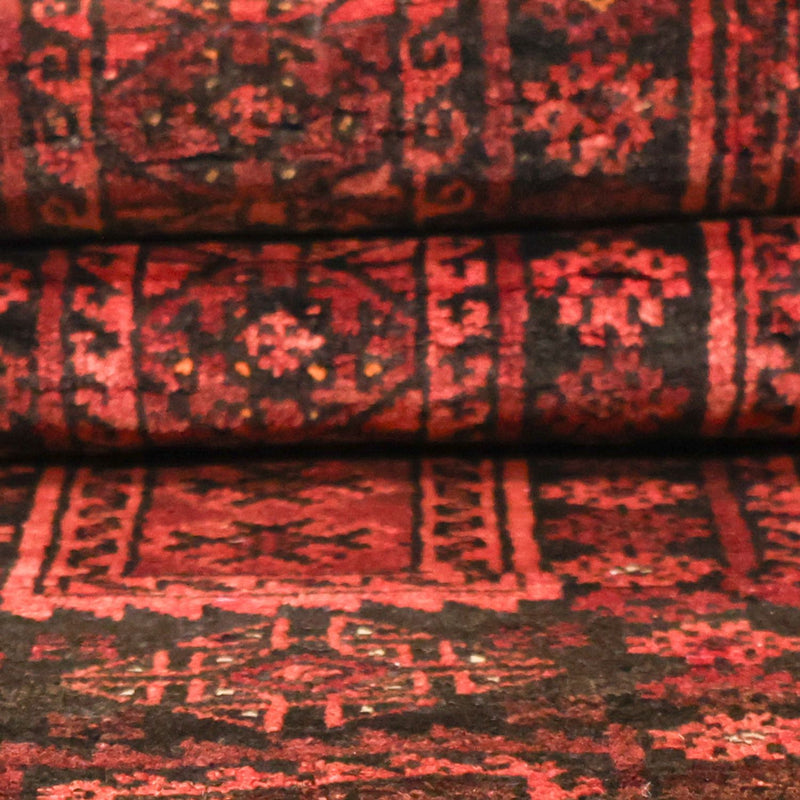 Dywan beludżycki - 188 x 113 cm - ciemna czerwień