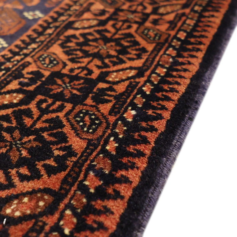 Biegacz Dywan beludżycki - 185 x 100 cm - ciemnoniebieski