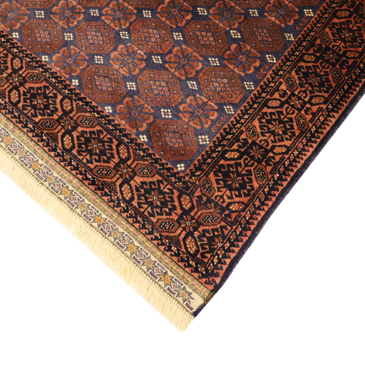 Biegacz Dywan beludżycki - 185 x 100 cm - ciemnoniebieski