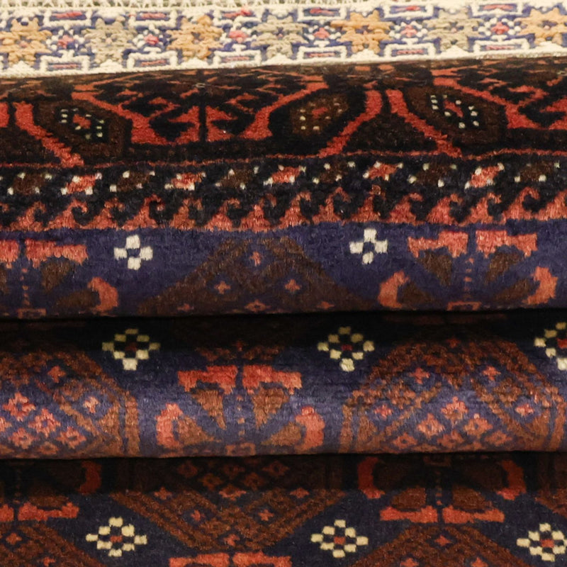 Biegacz Dywan beludżycki - 185 x 100 cm - ciemnoniebieski