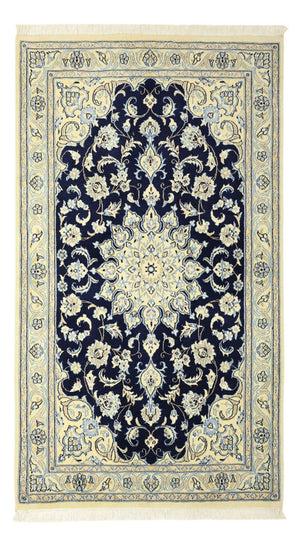 Dywan perski - Nain - Królewski - 152 x 87 cm - ciemnoniebieski