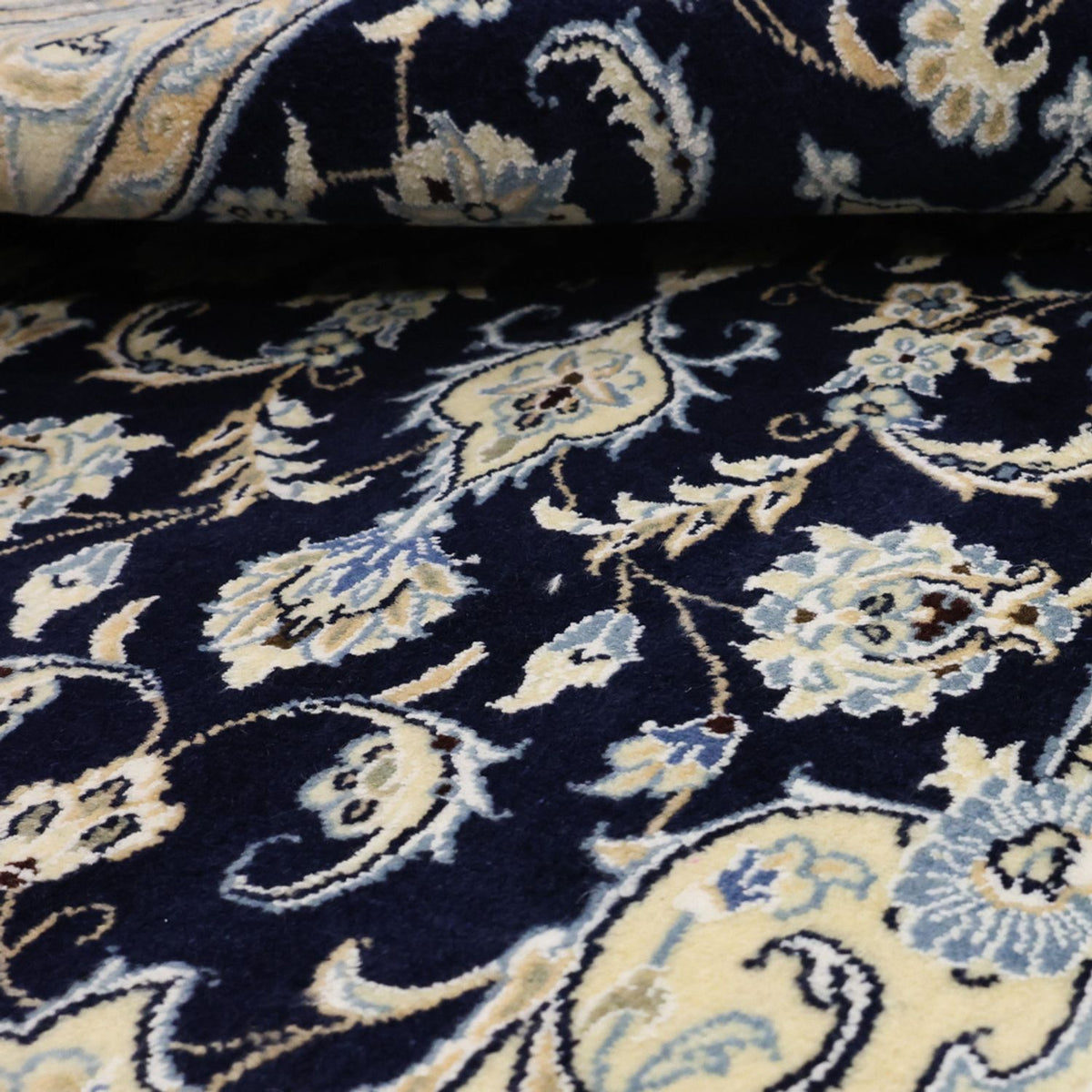 Dywan perski - Nain - Królewski - 152 x 87 cm - ciemnoniebieski