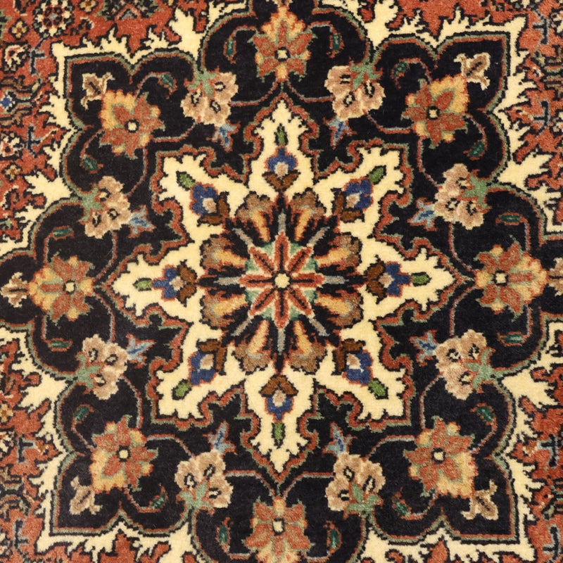 Dywan perski - Bijar - 140 x 69 cm - ciemny beż