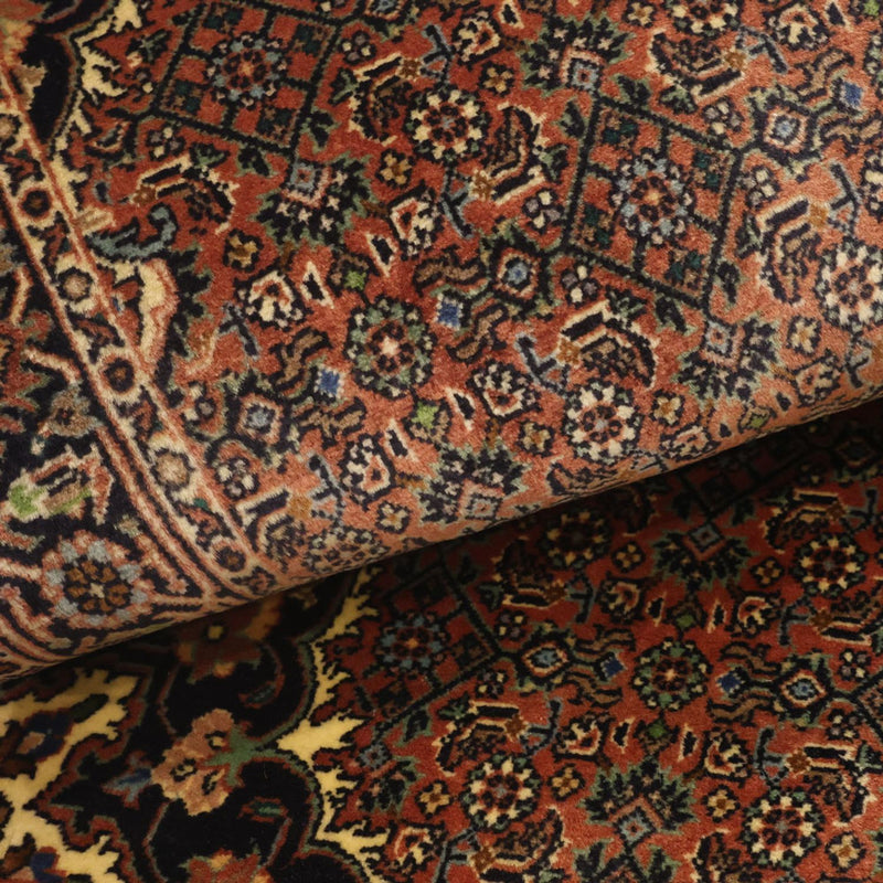 Dywan perski - Bijar - 140 x 69 cm - ciemny beż