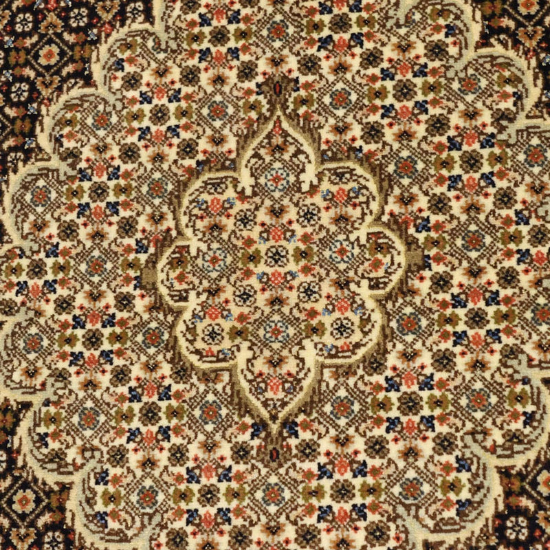 Dywan perski - Tabriz - Królewski - 154 x 102 cm - ciemny beż
