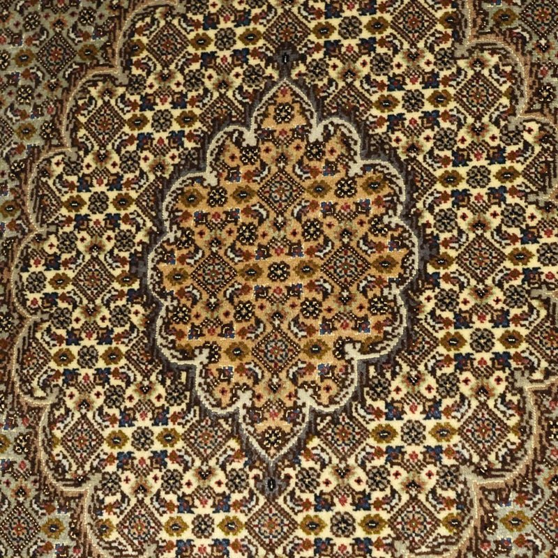 Dywan perski - Tabriz - Królewski - 149 x 100 cm - oliwkowa zieleń