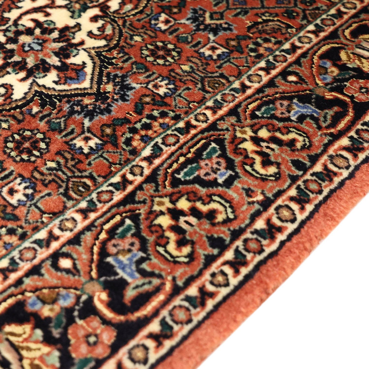 Dywan perski - Bijar - 141 x 71 cm - ciemna czerwień