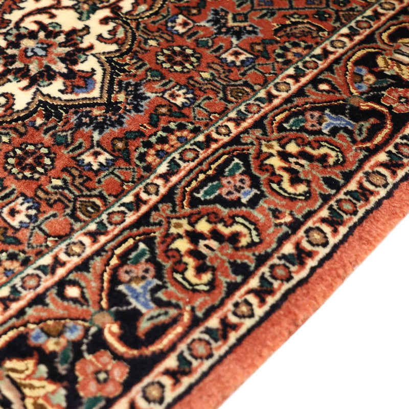 Dywan perski - Bijar - 141 x 71 cm - ciemna czerwień