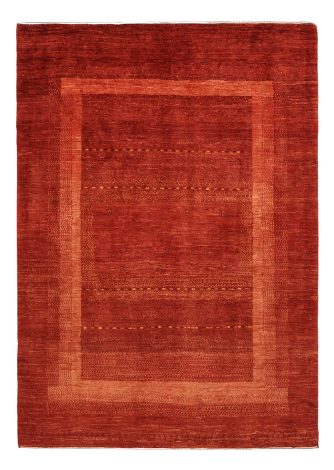 Dywan Gabbeh - Kashkuli perski - Royal - 182 x 128 cm - czerwony