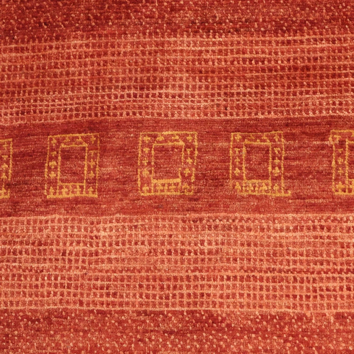 Dywan Gabbeh - Kashkuli perski - 113 x 97 cm - czerwony