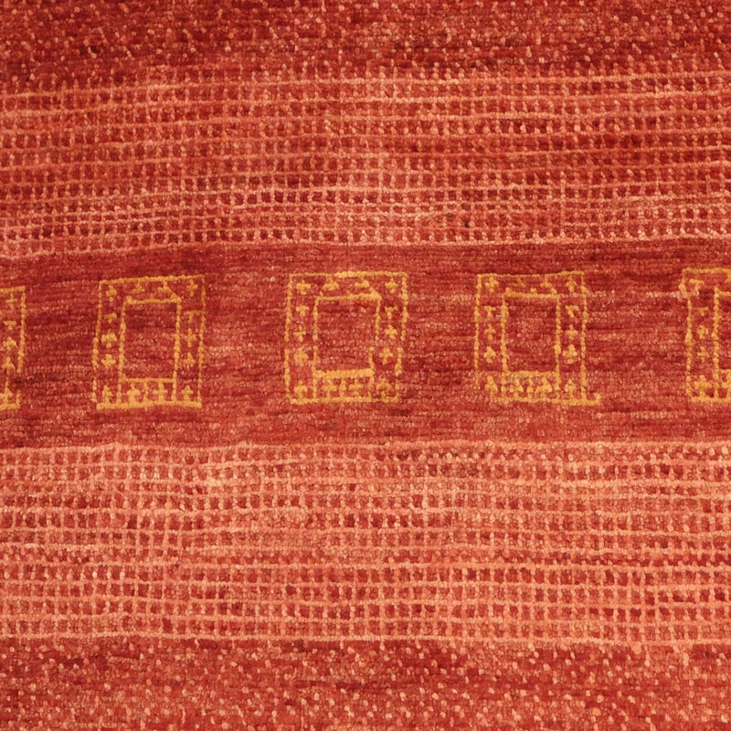 Dywan Gabbeh - Kashkuli perski - 113 x 97 cm - czerwony