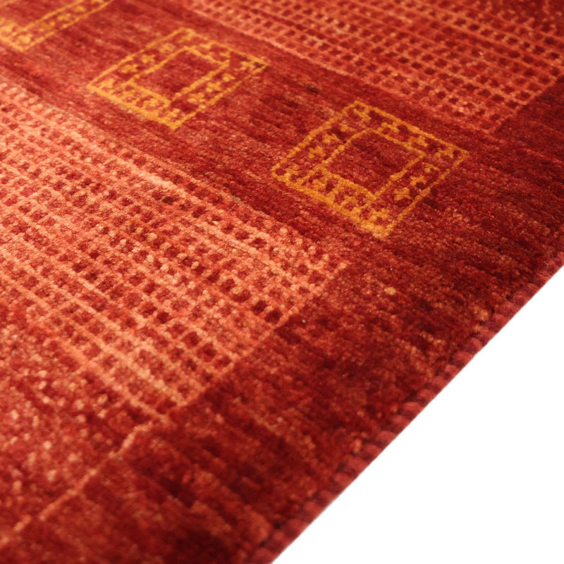 Dywan Gabbeh - Kashkuli perski - 113 x 97 cm - czerwony