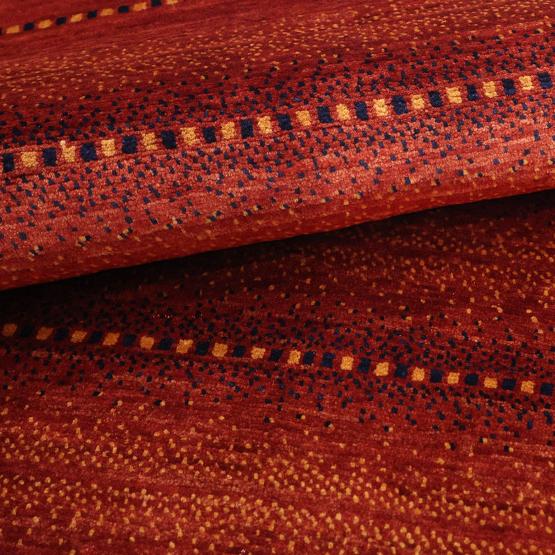 Dywan Gabbeh - Kashkuli perski - 122 x 98 cm - czerwony