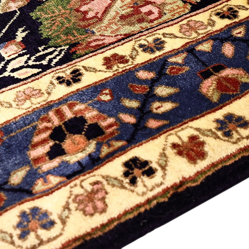 Perski dywan - Nomadyczny - 199 x 149 cm - ciemnoniebieski