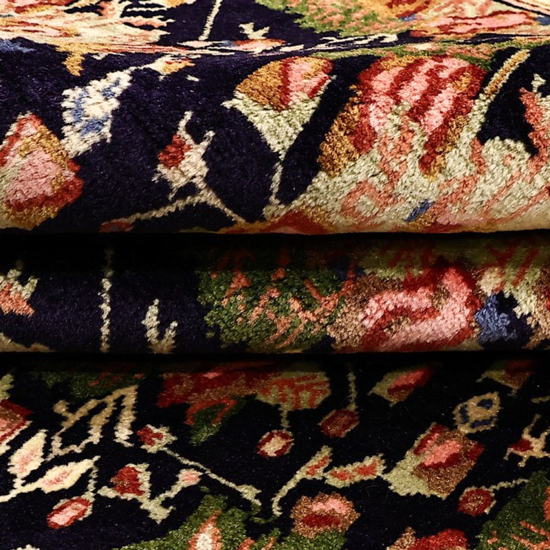 Perski dywan - Nomadyczny - 199 x 149 cm - ciemnoniebieski