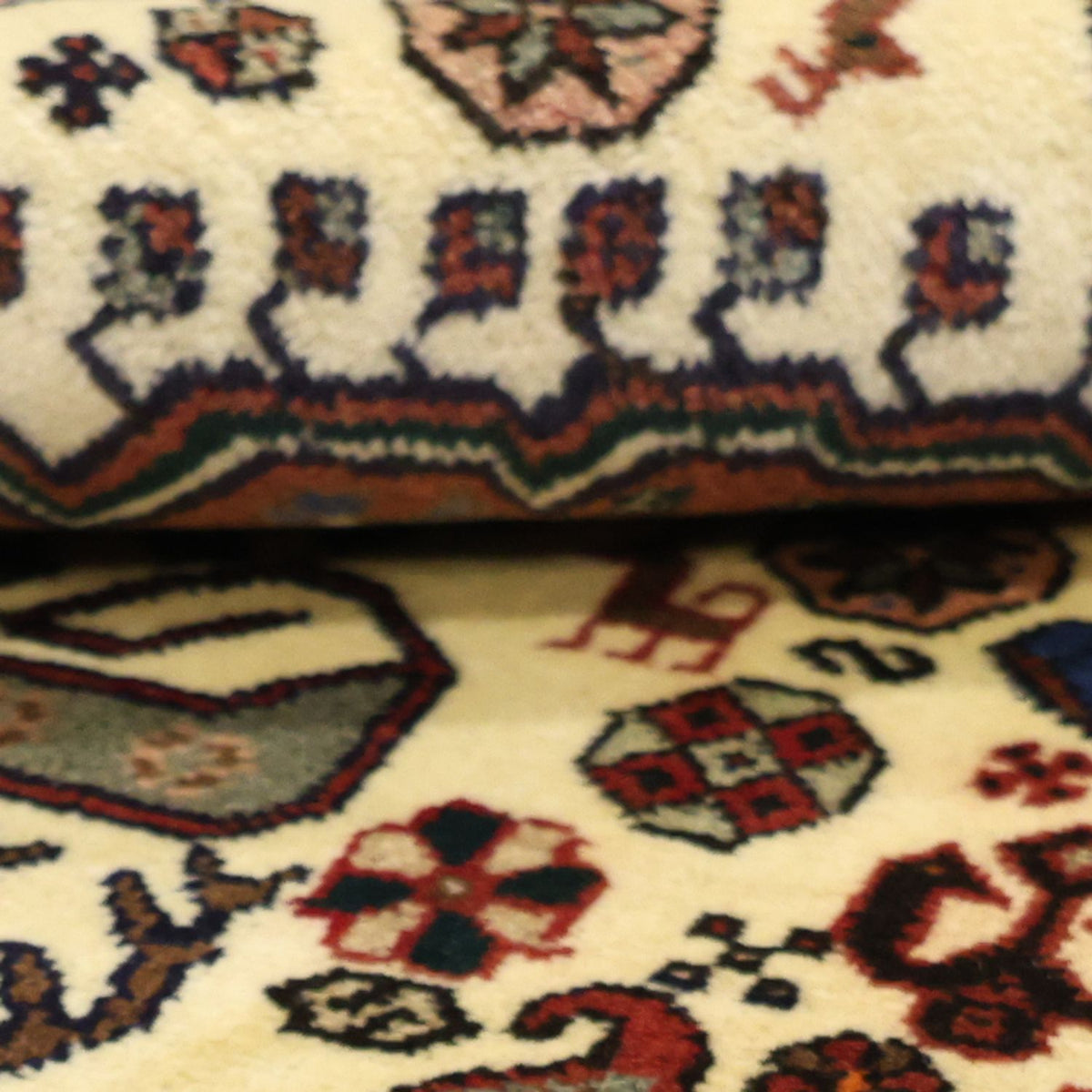 Perski dywan - Nomadyczny - 153 x 105 cm - beżowy