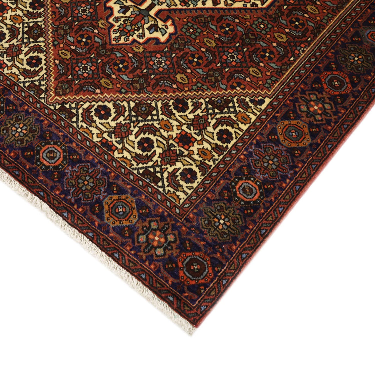 Perski dywan - Nomadyczny - 152 x 101 cm - ciemna czerwień