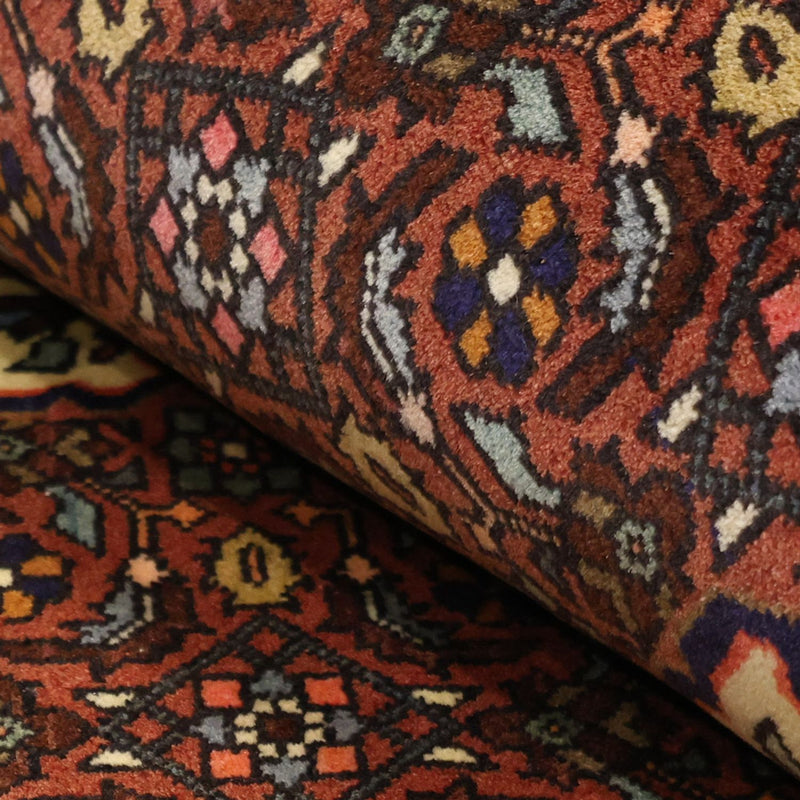 Perski dywan - Nomadyczny - 152 x 101 cm - ciemna czerwień