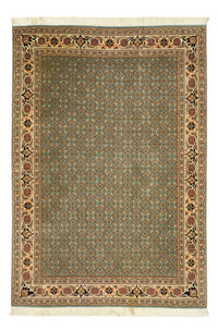 Dywan perski - Tabriz - Królewski - Royal - 145 x 101 cm - oliwkowa zieleń